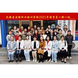 2021年保育员一期一班部分师生合影